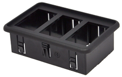 CARLING Mounting Frame V-Series 3-Gang 58.4x86.4mm