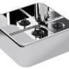 CAN washbasin, square LA1403 A2 360x360x150mm