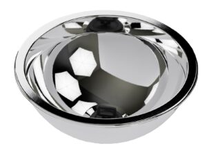 CAN washbasin, hemispherical LA1410 A2 polished 300x120mm