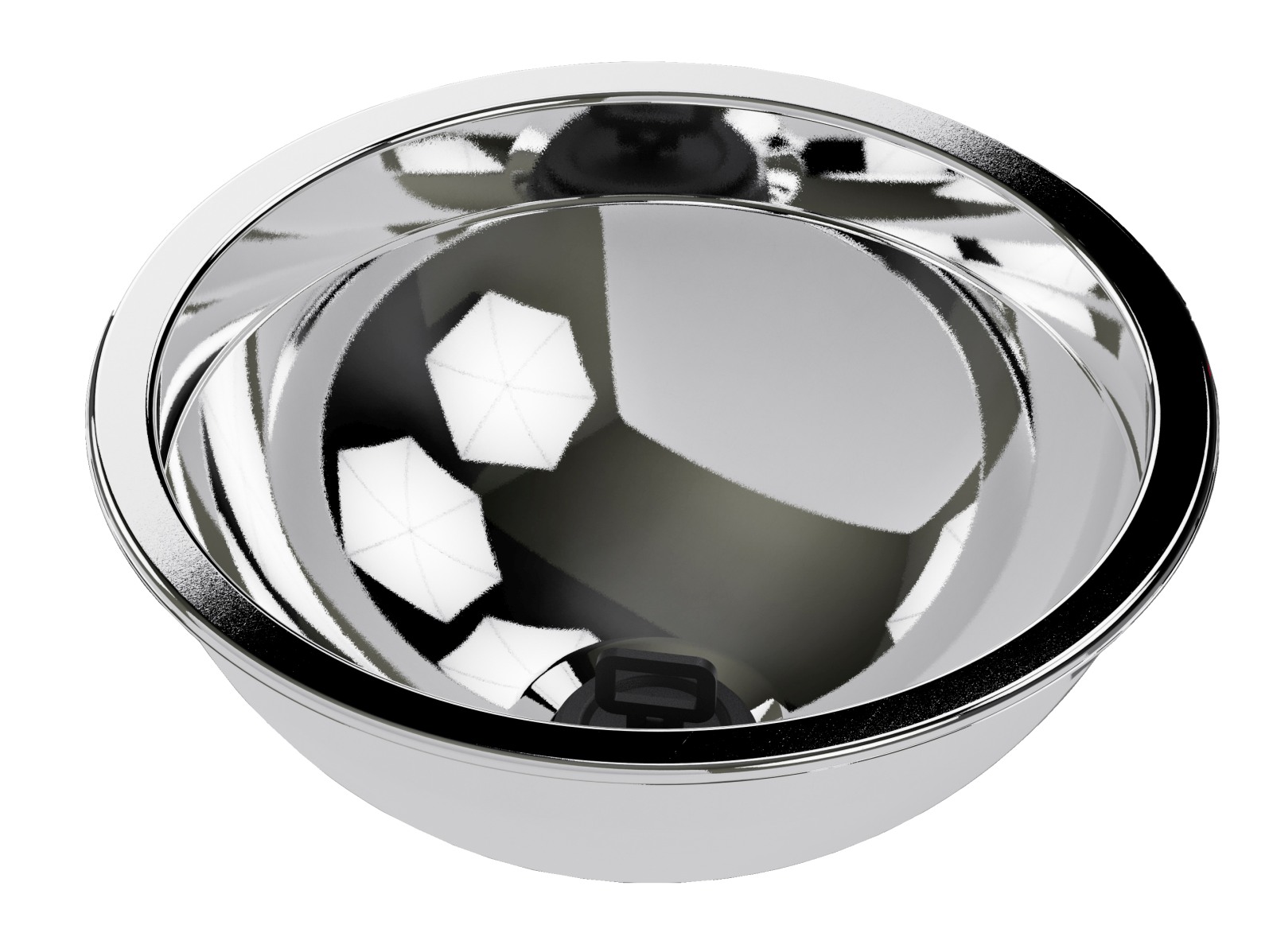 CAN washbasin, hemispherical LA1410 A2 polished 300x120mm 1 CAN washbasin, hemispherical LA1410 A2 polished 300x120mm