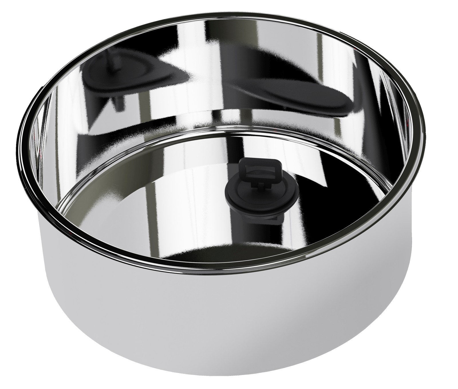 CAN washbasin, cylindrical LA1418 A2 polished 390x150mm 1 CAN washbasin, cylindrical LA1418 A2 polished 390x150mm
