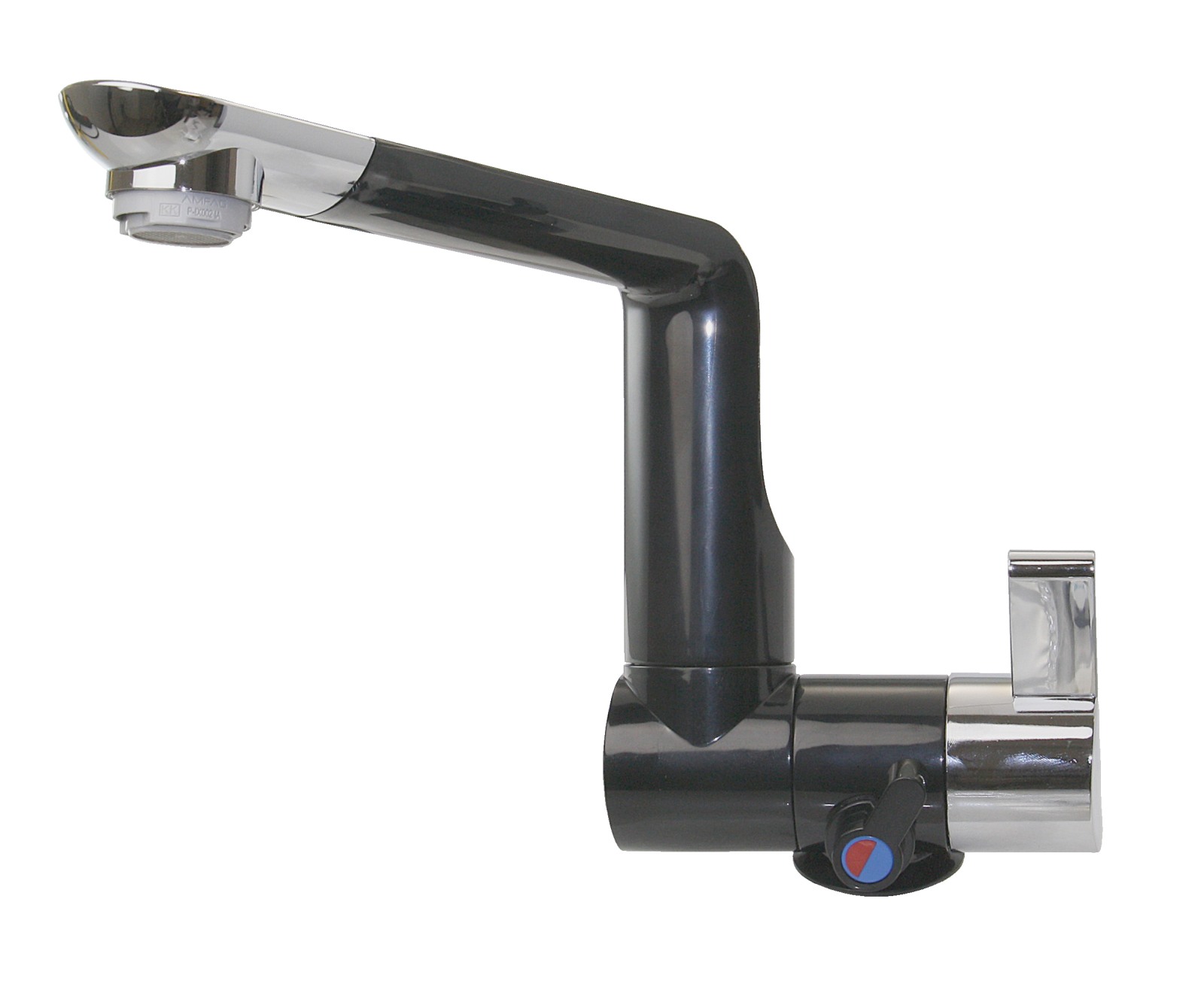 CAN faucet, swivel-folding, cold/hot, PP/Cr, 12V switch, hose 8/10mm 1 CAN faucet, swivel-folding, cold/hot, PP/Cr, 12V switch, hose 8/10mm