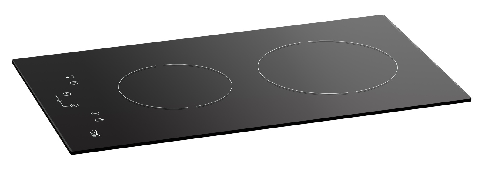 CAN built-in induction hob PI3050 with 2 cooking zones and touch controls 1 CAN built-in induction hob PI3050 with 2 cooking zones and touch controls