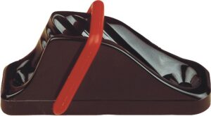 CLAMCLEAT Vertical with bracket for 6-12mm nylon rope, black, SB-Pack