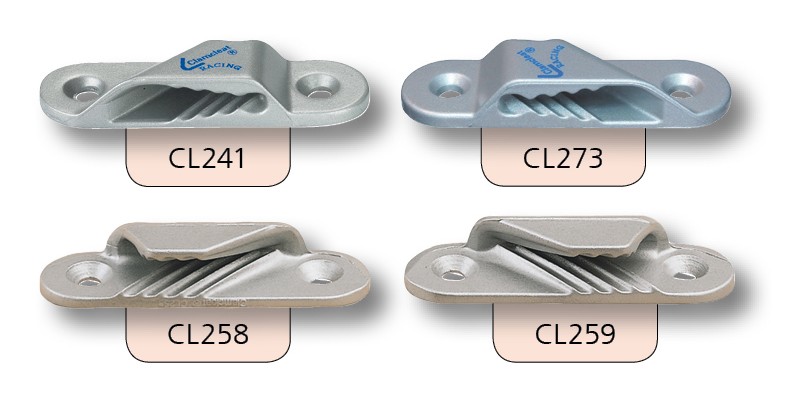 CLAMCLEAT Lie rope clamp racing starboard aluminum rope 3-6mm 1 CLAMCLEAT Lie rope clamp racing starboard aluminum rope 3-6mm
