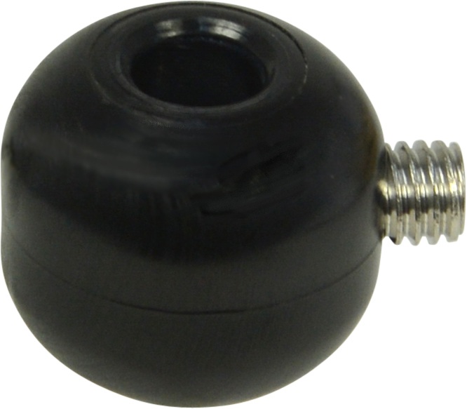 CLAMCLEAT Screw Stop Ball PE/A4 20mm, for 8-9mm rope, black 1 CLAMCLEAT Screw Stop Ball PE/A4 20mm, for 8-9mm rope, black