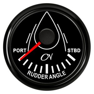 CN Rudder Position Indicator Analog 12/24V 57mm Black
