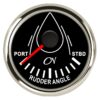 CN Rudder Position Indicator Analog 12/24V 57mm Black/Chrome 3 cn07sc