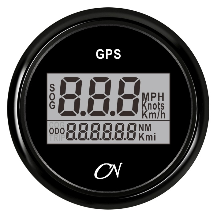 CN GPS speedometer digital 12/24V 57mm black 1 CN GPS speedometer digital 12/24V 57mm black