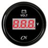 CN Voltmeter Display Digital 12/24V 57mm 9-32V Black 3 cn10s