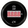 CN Digital Ammeter Display 12/24V 57mm Black 2 cn13s