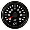 CN Analog Ammeter Display 12/24V 57mm Black 3 cn14s