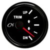 CN Trim Indicator Analog 12/24V 57mm Up/Down Black 3 cn15s