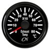 CN exhaust gas temperature gauge analog 12/24V 57mm black