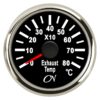CN exhaust gas temperature gauge analog 12/24V 57mm black/chrome 2 cn17sc