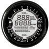 CN Multi-display with 6 functions 12/24V 96mm black 2 cn18s