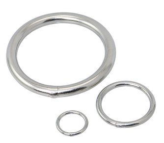 Polished round ring A4 6x50mm 10pcs. 1 Polished round ring A4 6x50mm 10pcs.