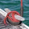 DAVIS Nylon abrasion protection for 10-25mm rope, black, 2 pcs. SB pack 3 da397