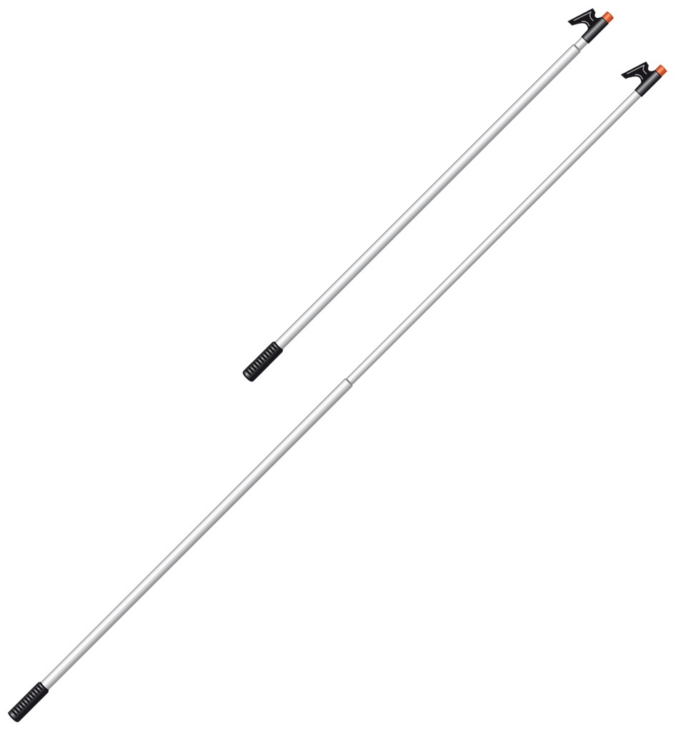 DAVIS telescopic boat hook. Aluminum/plastic, 970-2400 mm, threaded tip. 1 DAVIS telescopic boat hook. Aluminum/plastic, 970-2400 mm, threaded tip.