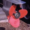 DAVIS Prop Sox propeller caps for 3 blades, red 2 da450