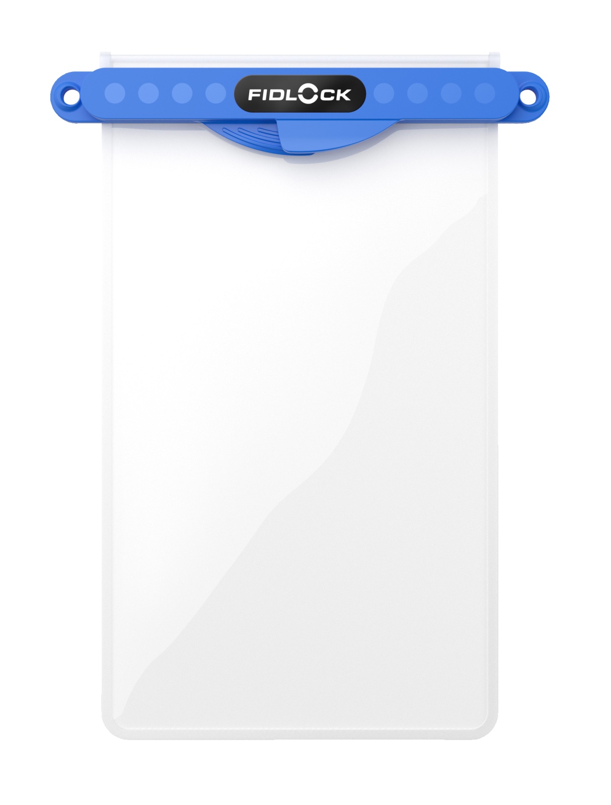 FIDLOCK Dry bag Medi 148x203x9mm clear/blue 1 FIDLOCK Dry bag Medi 148x203x9mm clear/blue