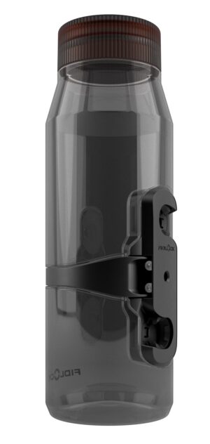 FIDLOCK Twist 700 life water bottle including holder, transparent black