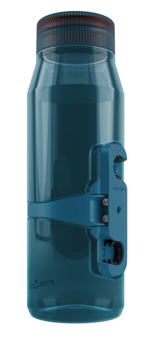 FIDLOCK Twist 700 life water bottle including holder, transparent blue