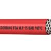 EPDM drinking water hose 13mm (1/2") red