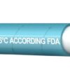Hot water hose, food-grade EPDM 13mm (1/2") light blue 3 dc13h