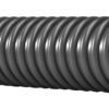 Drain hose with steel spiral PVC 25mm (1") grey