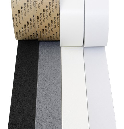 3M Anti-slip Adhesive Tape 25mm 18.5m White 1 3M Anti-slip Adhesive Tape 25mm 18.5m White