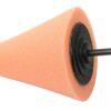 Polishing cone 80mm, shank 6mm, medium, orange 2 dn1320