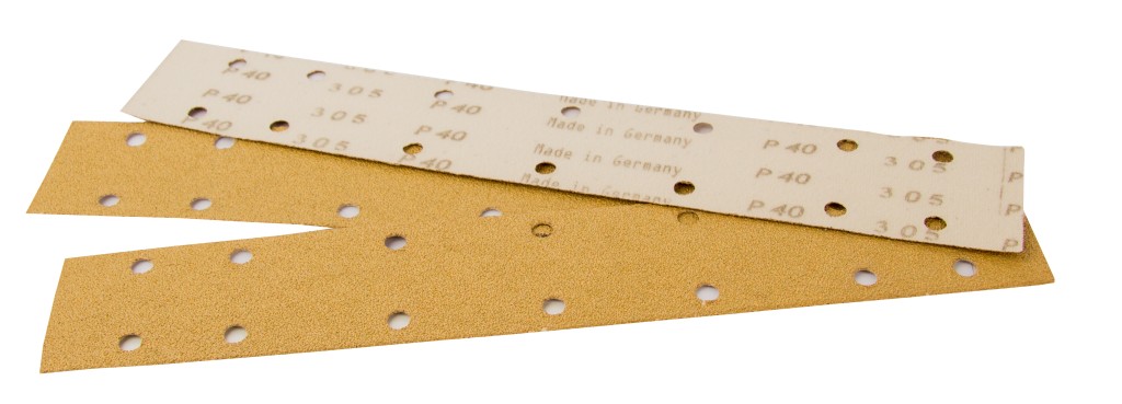 Perforated sanding strips 420x70mm P40 50pcs. 1 Perforated sanding strips 420x70mm P40 50pcs.