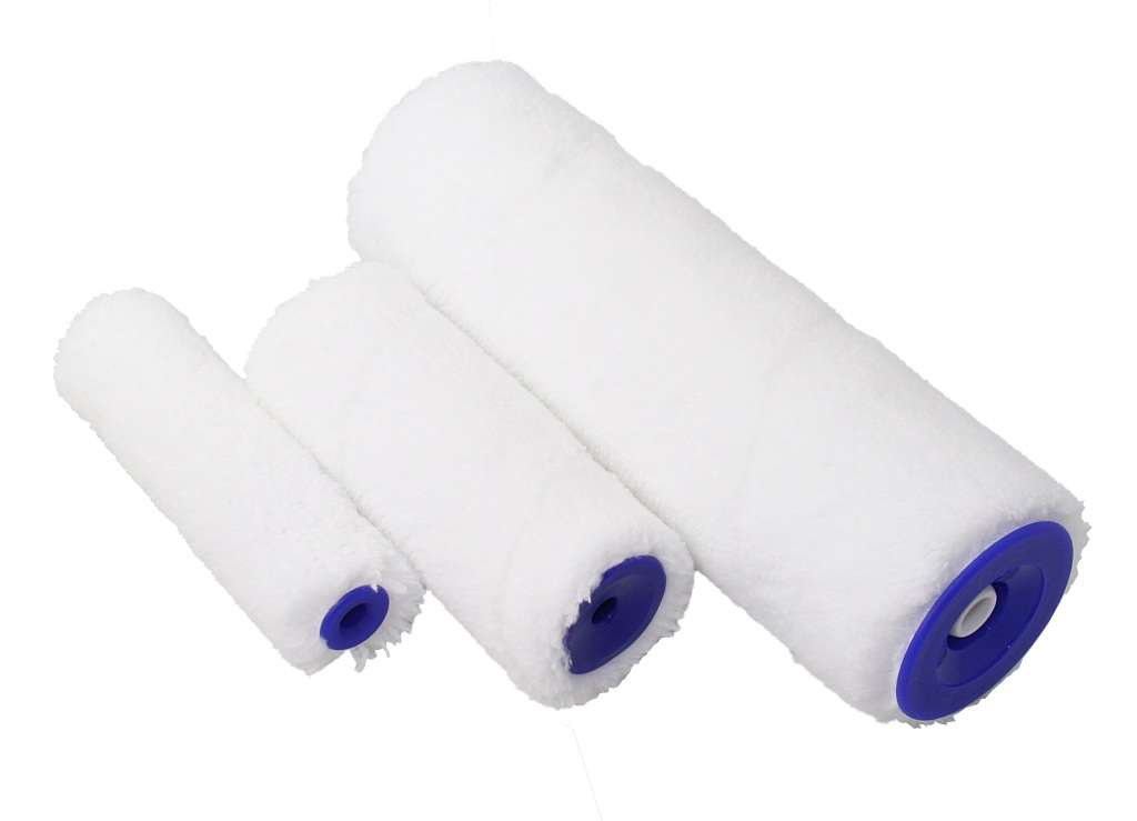 Combination roller microfiber pile height 8mm, 100mm white 1 Combination roller microfiber pile height 8mm, 100mm white
