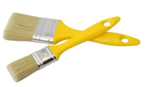 Flat brush with plastic handle, size 6, 30mm