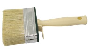 Flat brush with plastic handle 100mm