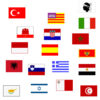 Regional flag PES 200x300mm Corsica