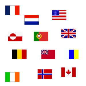 Merchant flag PES 200x300mm Great Britain (Red Ensign)