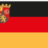 State flag PES 200x300mm Rhineland-Palatinate 2 dvrp20