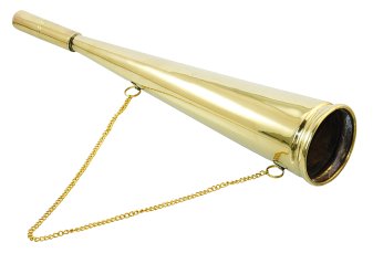 Signal mouth horn, straight brass 330mm 1 Signal mouth horn, straight brass 330mm