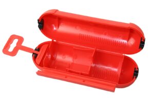 Protective box/capsule for Schuko plug connections IP44 red