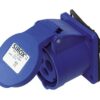 CEE surface-mounted coupling with flap, 230V, 3-pole 3 ec45