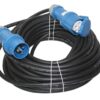 CEE extension cable 230V 3-pin with plug and socket, 25m