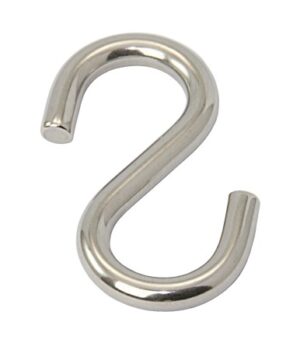 S-hooks, symmetrical, A4, 4x32mm, 10 pieces.