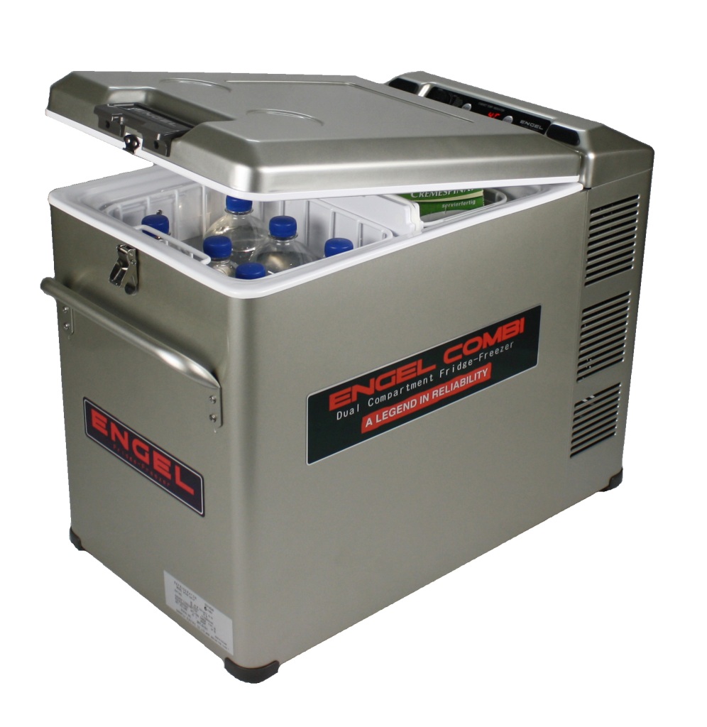 ENGEL compressor cool box, 2-zone MD45F-CD-P 12/24V 40L (22+17L) 1 ENGEL compressor cool box, 2-zone MD45F-CD-P 12/24V 40L (22+17L)
