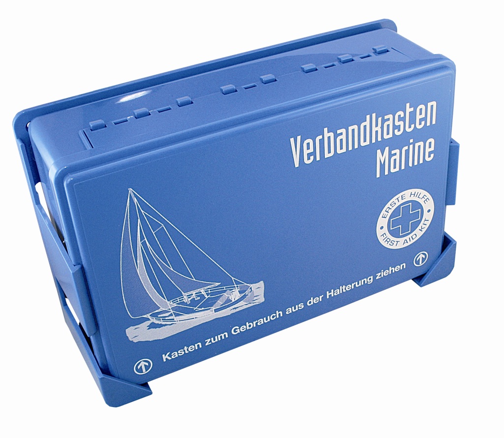Marine first aid kit, with bracket 1 Marine first aid kit, with bracket