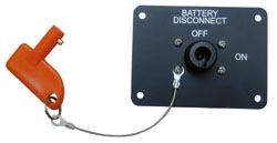 Battery switch on control panel 12/24V 75A without cover cap