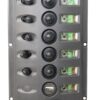 Switch panel with 5-way Nylon 37A circuit breakers + USB-A