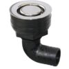 Deck drain with stainless steel cap, 90° POM for 25mm hose 2 ek11061