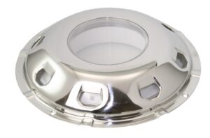 Deck vent with window A2/plastic, installation dimension 103mm
